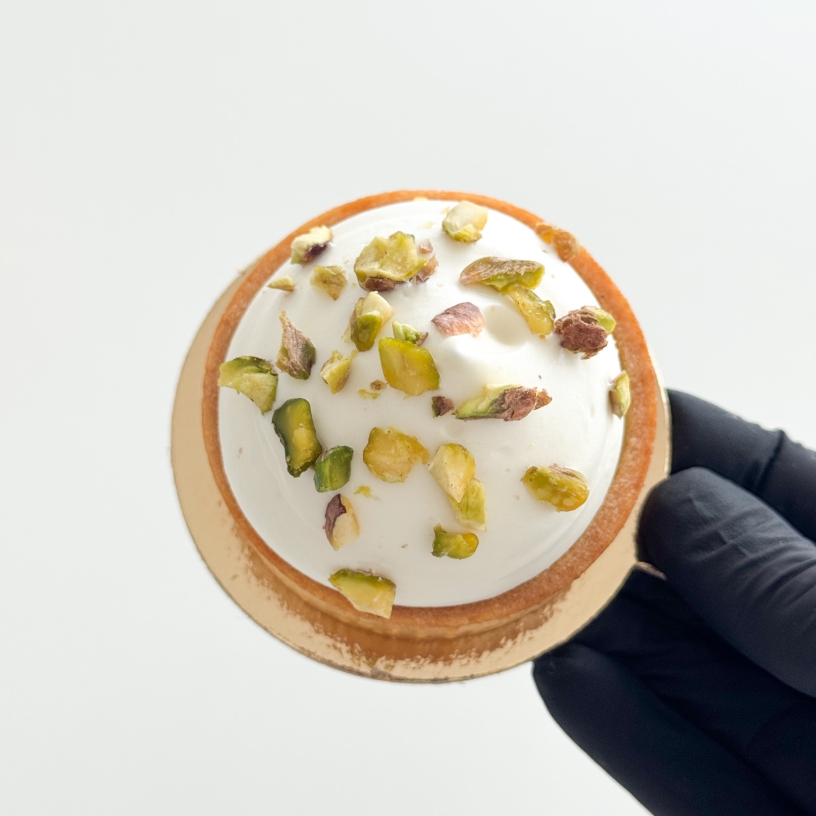 TARTELETTE PISTACHE & FLEUR D'ORANGER